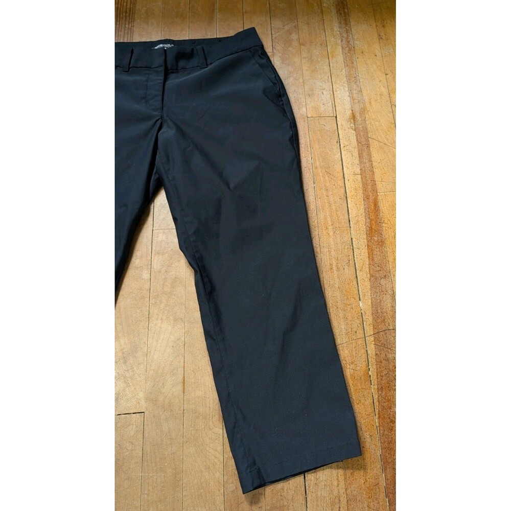 Nike Golf Women's 6 Capri Cropped Pants Dri Fit Tour Performance Black Athletic